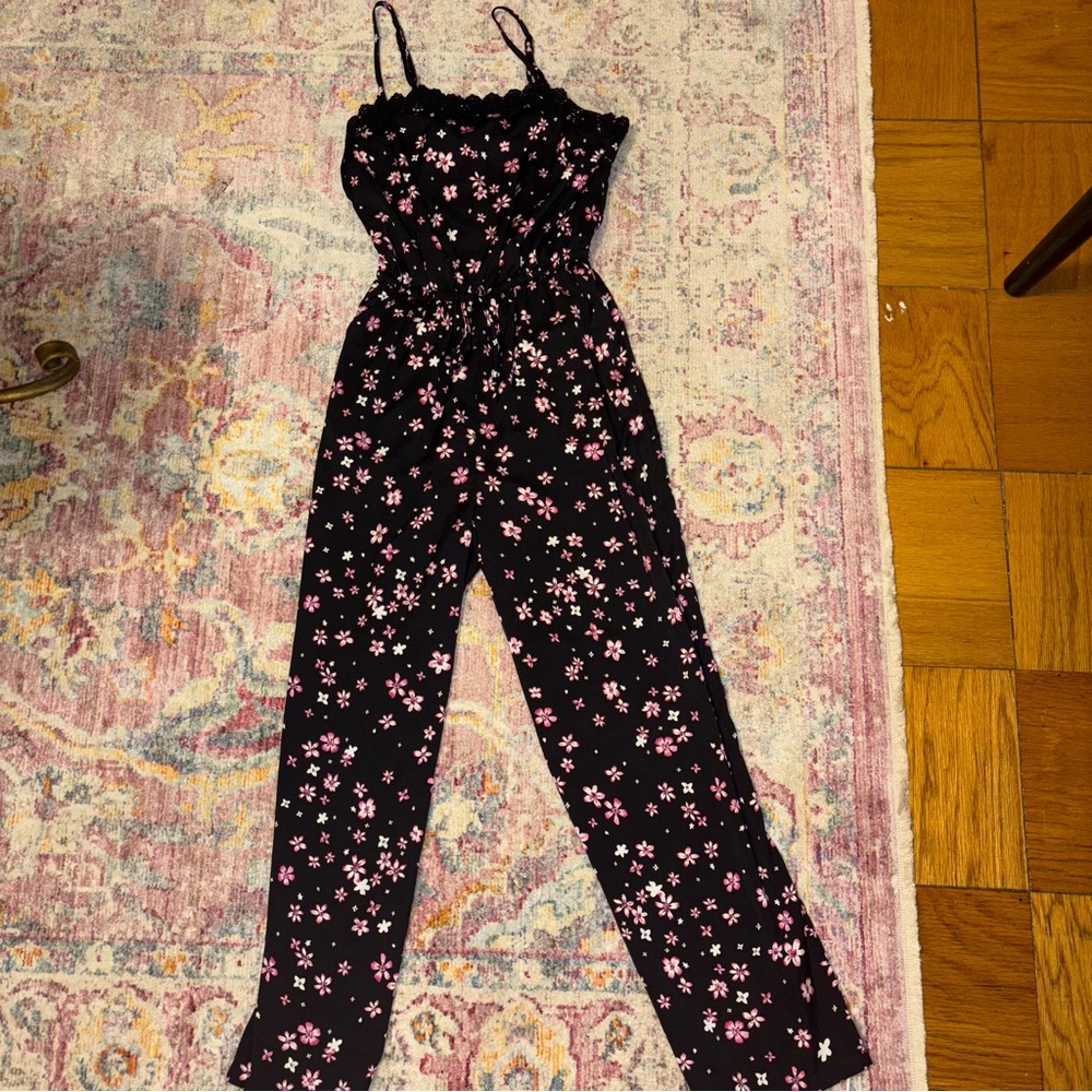 Cupcakes and Cashmere Vickie Jumpsuit floral XS